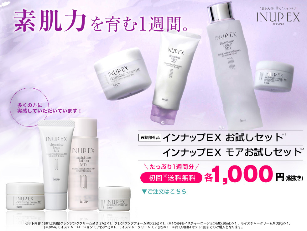 インナップEX お試しセット -株式会社エックスワン